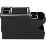 Middenconsole met Opbergvakken & USB - Zwart Lederlook (30% Korting)
