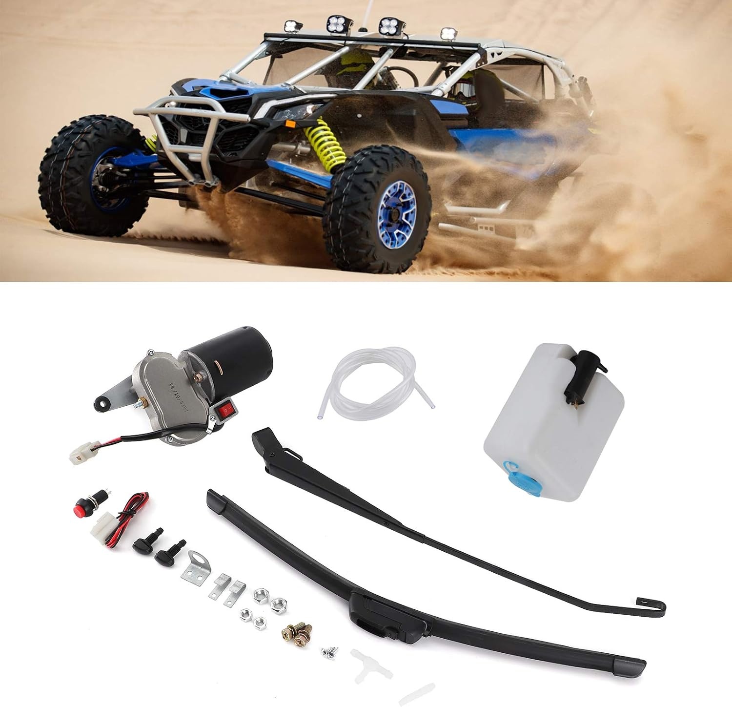 Universele Elektrische Ruitenwisser Kit 12V 30W - 34% Korting!