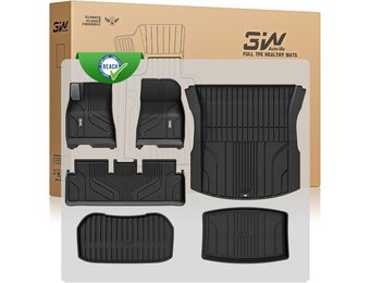 3W Vloermatten Tesla Model 3 Highland (2024-2025) - 6-delige Set
