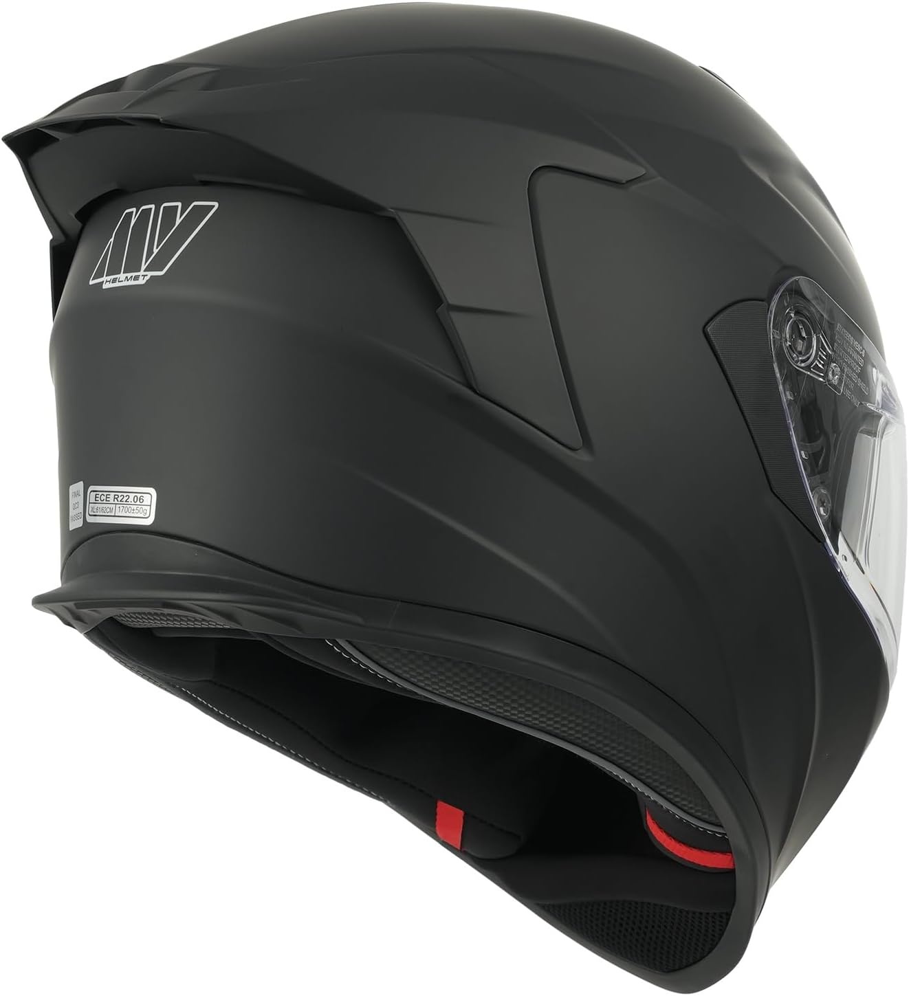 Motorhelm Integraal MY-936 Mat Zwart - ECE 22.06 - Maat XS - 34% Korting