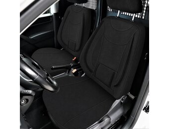 VW Caddy Autostoelhoezen Voorstoelen Zwart (2011-2021) - 29% Korting