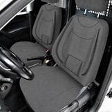 VW Caddy Autostoelhoezen Voorstoelen Zwart (2011-2021) - 29% Korting