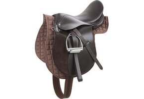 Haflinger Zadelset Bruin - Leer - 35% Korting