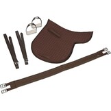 Haflinger Zadelset Bruin - Leer - 35% Korting