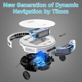 Tikom Robotstofzuiger G8000 Pro - 4500 Pa, 2-in-1, Wifi, Wit - 59% Korting!
