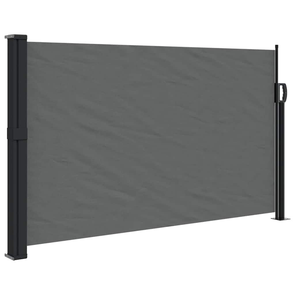 vidaXL Windscherm uittrekbaar 117x300 cm antracietkleurig
