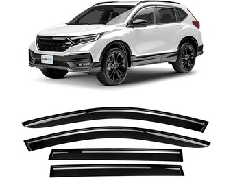CLIM ART Winddeflector voor/compatibel met Honda CR-V 18-23 - Tape on 4 st