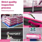 FBSPORT Opblaasbare gymnastiekmat, 3 m, tuimelmat, 20 cm dik, met elektrische luchtpomp, voor thuis, sportschool, yoga, pilates en waterplezier, draagbaar en gemakkelijk op te bergen
