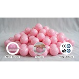 Ballenbak ballen poeder roze (70mm) 1000 stuks