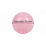 Ballenbak ballen poeder roze (70mm) 1000 stuks