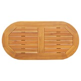 vidaXL Tafelblad Bruin 80 x 40 x 2 cm Massief acaciahout