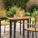 vidaXL Tafelblad Bruin 80 x 40 x 2 cm Massief acaciahout