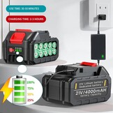 akülü çim biçme makinesi, pilli, 21 V, 2 x 4,0 Ah pil, elektrikli çim testeresi, 750 W, fırçasız motor, 4 çeşit bıçak, yüksekliği ayarlanabilir, 23 cm kesme genişliği
