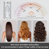 Draadloze stijltangen 5000 mAh Lange afstand Titanium Draagbare Flat Iron Draadloze Mini Stijltang 2 in 1 voor rechttrekken en krullen, reisstijltang max. 210 ℃/400 ° F warmt op in seconden