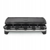Princess Gourmet Set XL 162650 - Raclette 10 persons - Grill & Baking tray - Large 49x21cm - 2 meter cord - Adjustable thermostat - 1500W - Black - 10 pans