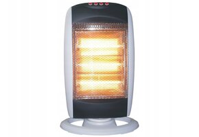 Krachtige Halogeenverwarmer 1200W - 3 Warmtestanden - 38% Korting