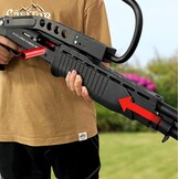 Yumuşak Köpük Mermi Patlatma Oyuncağı, Colliford Oyuncak Tabancası, Yumuşak Kurşun Atış Oyuncağı, Kabuk Çıkartmalı Köpük Blaster, Köpük Dart Blaster (SPAS 12) (Siyah)