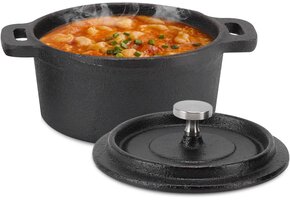 Gietijzeren Braadpan Dutch Oven 20CM - 34% Korting