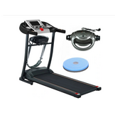 Loopband fitness - inklapbaar - met massage & buikspier-twister - met hartslag meting