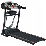 Loopband fitness - inklapbaar - met massage & buikspier-twister - met hartslag meting