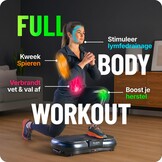 Bluefin Fitness Ultra Slim Power Trilplaat | Innovatieve Vibro Shaper | 5 Programma's + 180 Niveaus | Full Body Workout | Geruisloze Home Fitness | Makkelijk op te bergen | Strak & Compact Ontwerp