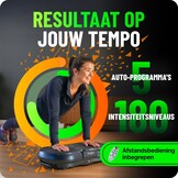 Bluefin Fitness Ultra Slim Power Trilplaat | Innovatieve Vibro Shaper | 5 Programma's + 180 Niveaus | Full Body Workout | Geruisloze Home Fitness | Makkelijk op te bergen | Strak & Compact Ontwerp