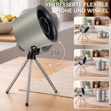 Mobiele afzuigkap zonder installatie, draagbare mini-afzuigkap met afneembaar statief en ophangtouw, 3-traps stil, ideaal voor woning, camper, outdoor, ruimtebesparende keukenaccessoires