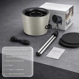 Mobiele afzuigkap zonder installatie, draagbare mini-afzuigkap met afneembaar statief en ophangtouw, 3-traps stil, ideaal voor woning, camper, outdoor, ruimtebesparende keukenaccessoires