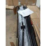 vidaXL Bedframe metaal zwart 180x200 cm