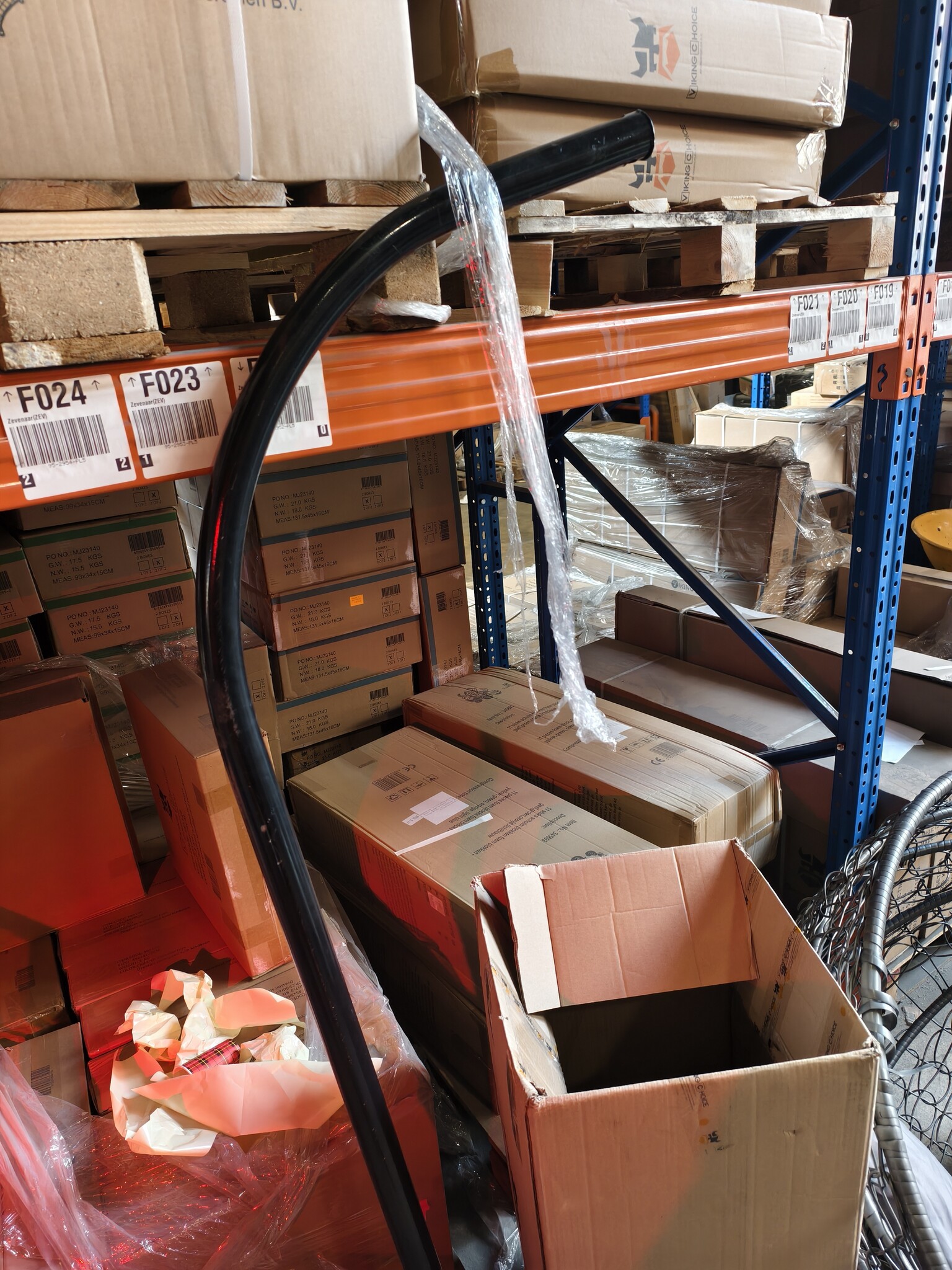 Hangstoel met frame voor buiten - 2 persoons - zwart beige