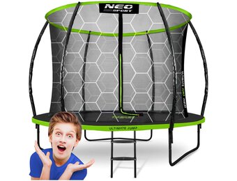 Trampoline 252 cm - met veiligheidsnet 252cm - Profiel 8ft - Neo-Sport