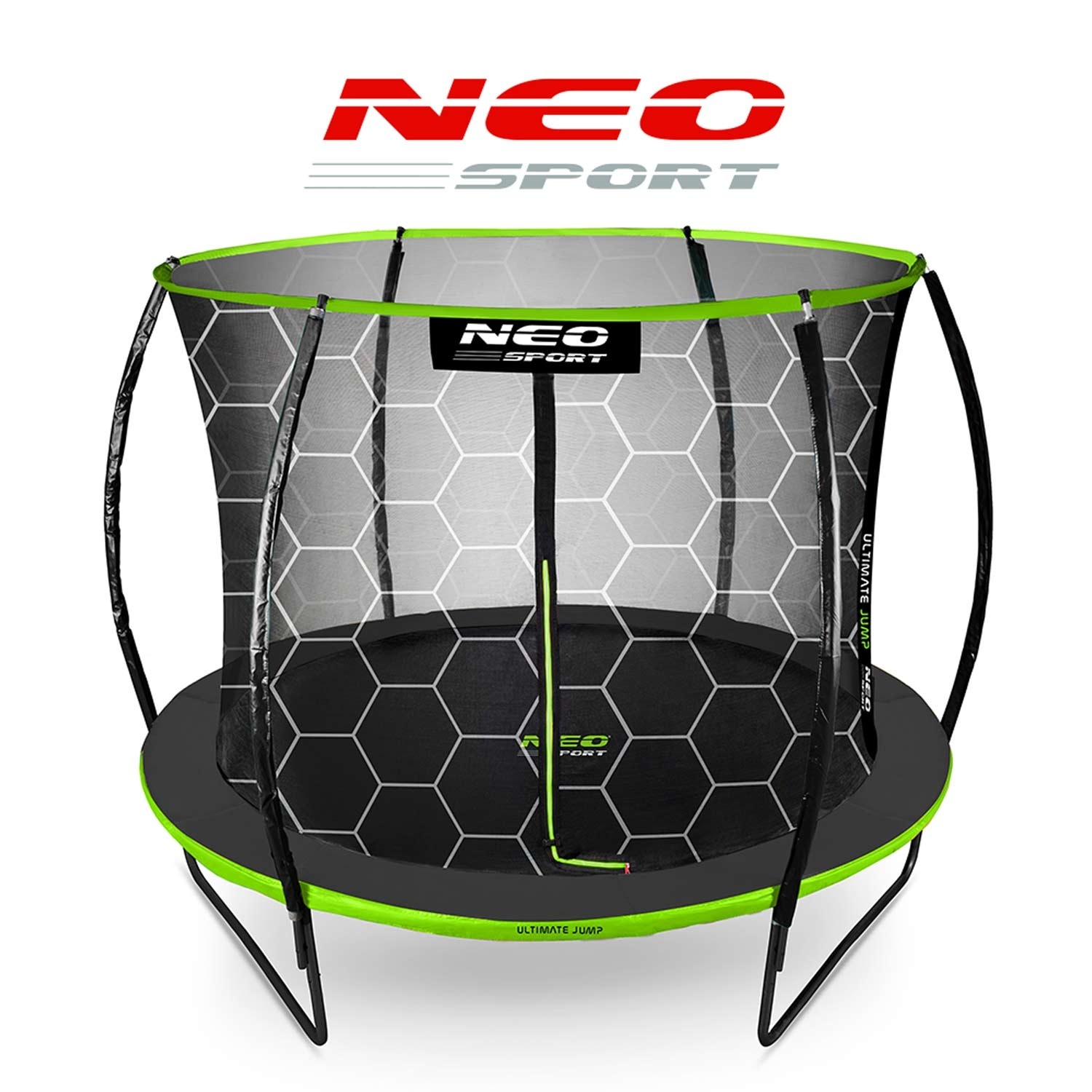Trampoline 252 cm - met veiligheidsnet 252cm - Profiel 8ft - Neo-Sport