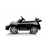 Elektrische kinderauto - Ruf - zwart - met Bluetooth en afstandsbediening