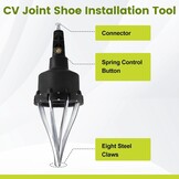 Universele pneumatische CV-verbinding hoes installatietool, Pneumatische CV-verbinding hoes spreider & uitbreider - Ideaal voor alle universele en originele voertuig CV-verbinding hoezen