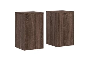 vidaXL Plantenstandaards 2 st. Eiken Look Hout 50cm (34% Korting)