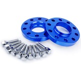 Pindex 4x wielbandverbreders 5x120 15mm 20mm voor BMW E82 E88 E36 E46 E90 E91 E92 E93 E28 E34 E60 E23 E32, auto afstandsschijven met 20 wielschroeven M12X1.5