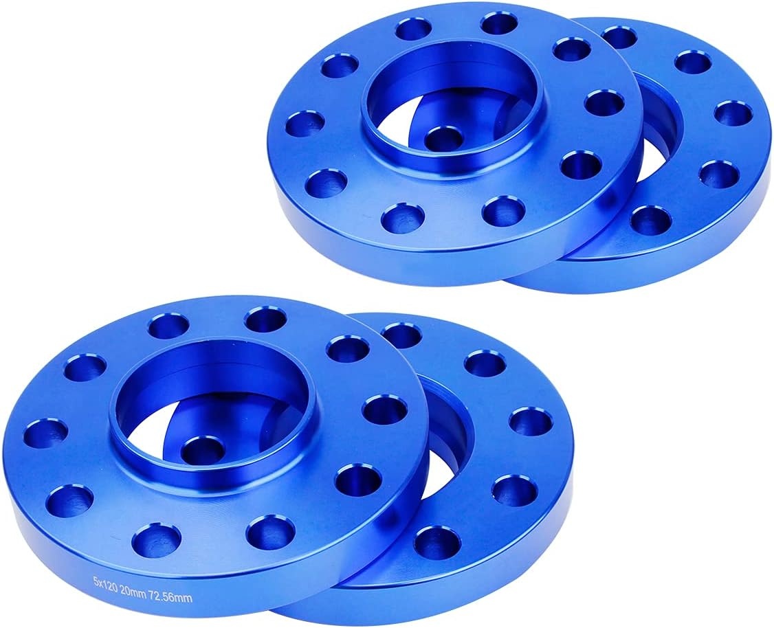 Pindex 4x wielbandverbreders 5x120 15mm 20mm voor BMW E82 E88 E36 E46 E90 E91 E92 E93 E28 E34 E60 E23 E32, auto afstandsschijven met 20 wielschroeven M12X1.5