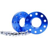 Pindex 4x wielbandverbreders 5x120 15mm 20mm voor BMW E82 E88 E36 E46 E90 E91 E92 E93 E28 E34 E60 E23 E32, auto afstandsschijven met 20 wielschroeven M12X1.5