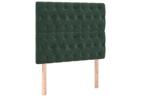 vidaXL Hoofdborden 2 st 90x7x78/88 cm Fluweel Donkergroen (79% korting)