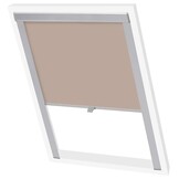 vidaXL Rolgordijn verduisterend beige MK04