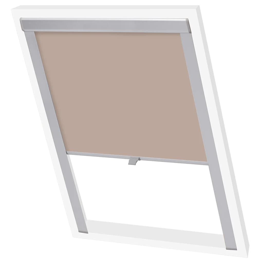 vidaXL Rolgordijn verduisterend beige MK04
