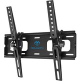 Kantelbare tv-muurbeugel voor de meeste platte en gebogen LCD-, OLED- en plasma-tv's van 26-55 inch – tv-houder met VESA Max van 400 x 400 mm, maximale capaciteit van 60 kg