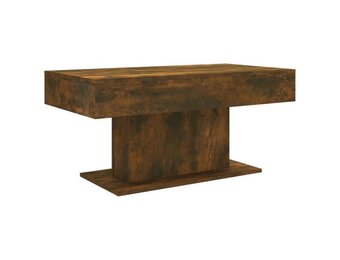 vidaXL Salontafel 96x50x45 cm bewerkt hout gerookt eikenkleurig