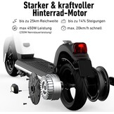 NIU KQi1 Pro Elektrische Step met Straßenzulassung Wit/Antraciet 25 km Actieradius