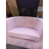 Roze Fluwelen Kuipstoel - Nu met 55% Korting!