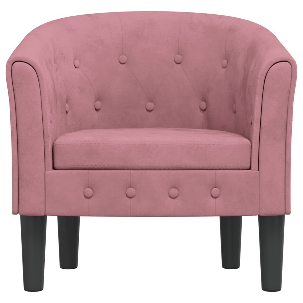 Roze Fluwelen Kuipstoel - Nu met 55% Korting!