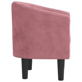 Roze Fluwelen Kuipstoel - Nu met 55% Korting!