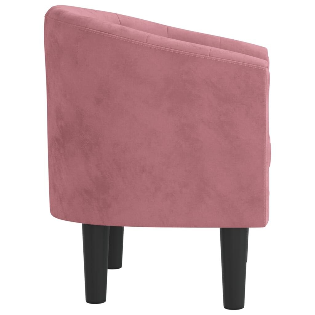 Roze Fluwelen Kuipstoel - Nu met 55% Korting!