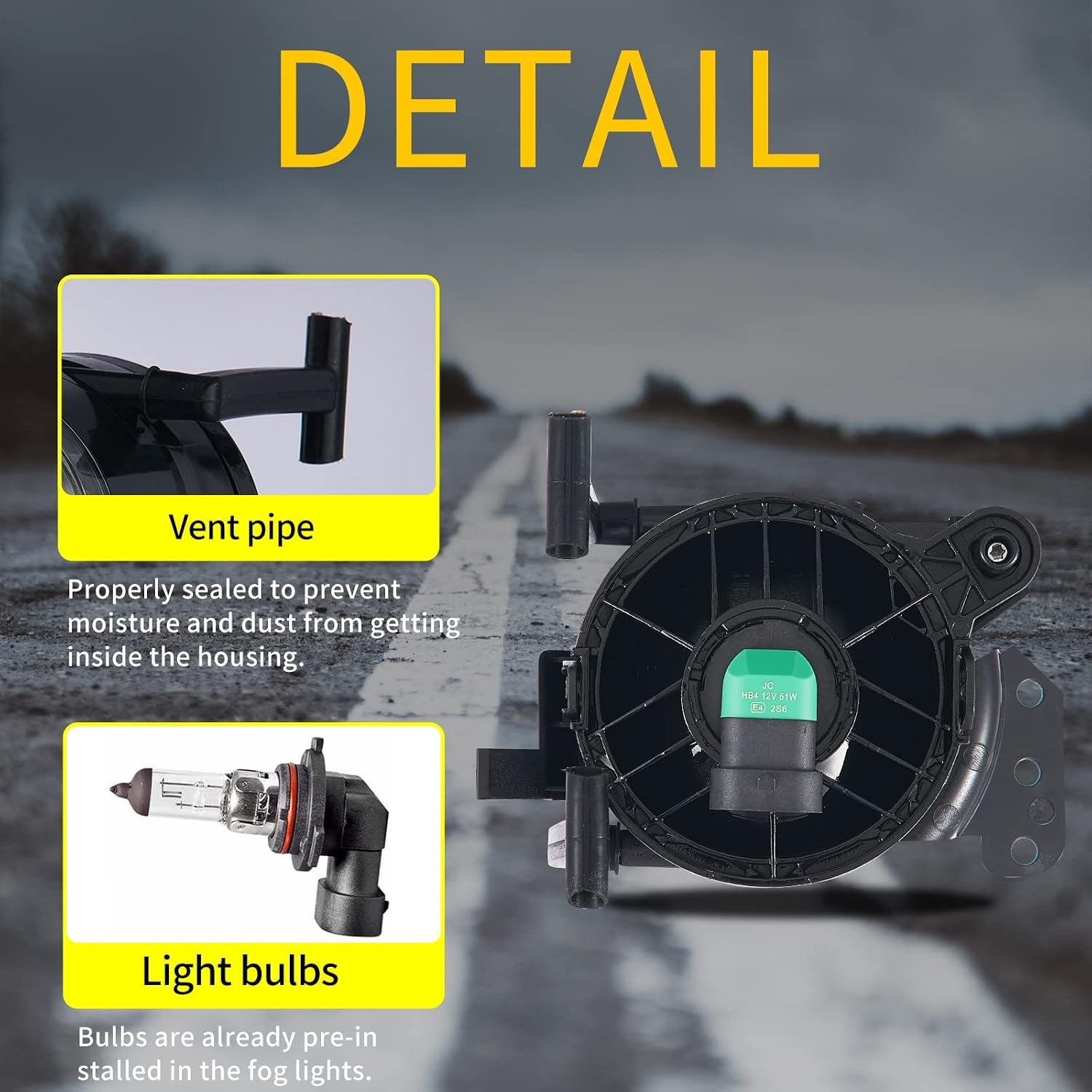 Mistlampen Transparant BMW E90 E91 M-pakk. (04-12), E46 (03-07), E60 E61 (03-07), E63 E64 (03-10), X3 E83 M/A (03-06) | Paar