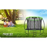 Trampoline 252 cm - met veiligheidsnet 252cm - Profiel 8ft - Neo-Sport
